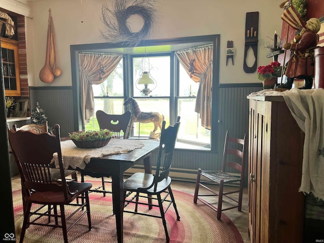 dining room featuring hardwood / wood-style floors