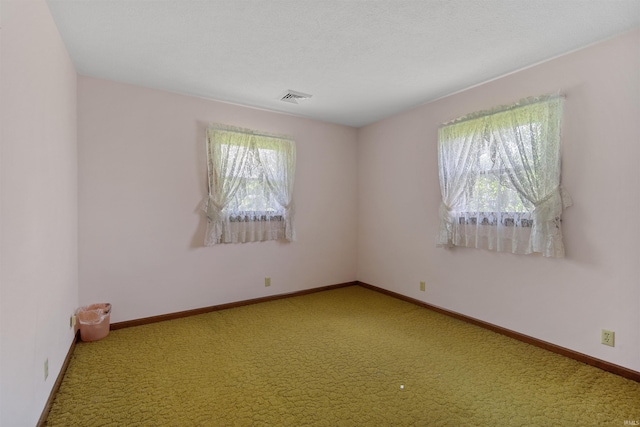 spare room with carpet