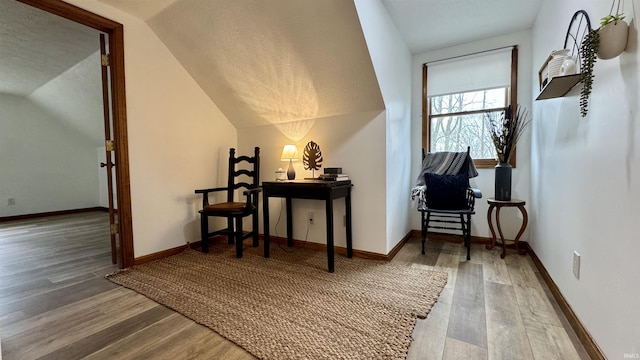0 N State Road 450, Shoals, IN 47581 - additional living space featuring wood finished floors, lofted ceiling, and baseboards