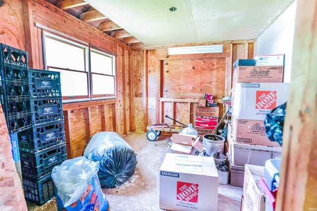 view of storage room