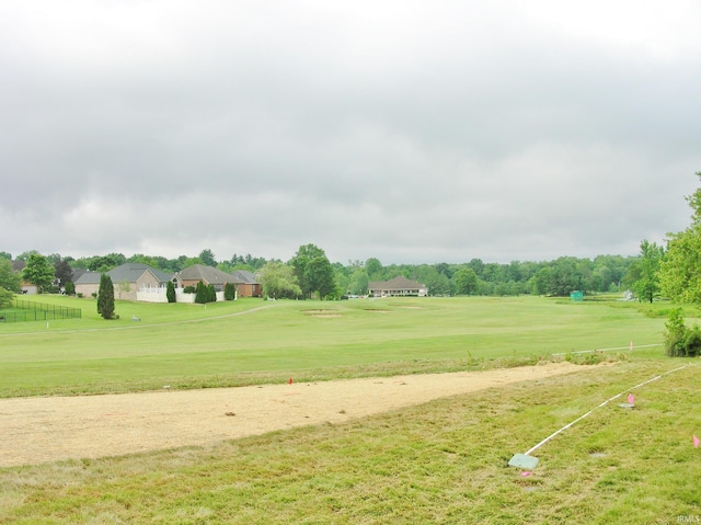 view of community with a yard