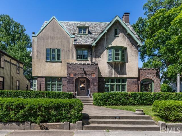 view of tudor house