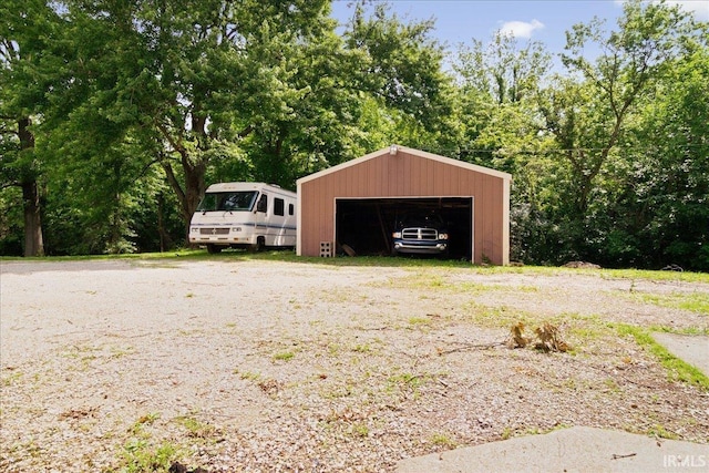 view of outdoor structure