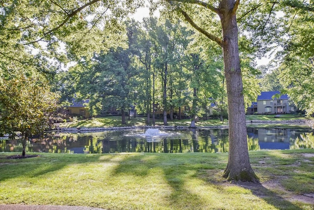 4007 Fairfax Rd, Evansville, IN 47710 - view of grassy yard featuring a water view