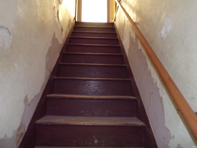 view of stairs