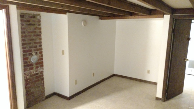 view of basement