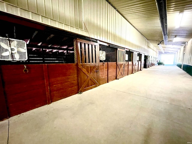 view of stable