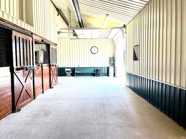 view of stable