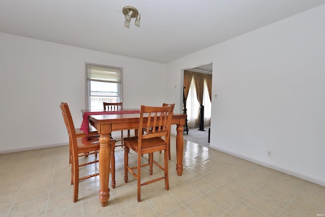 view of dining space