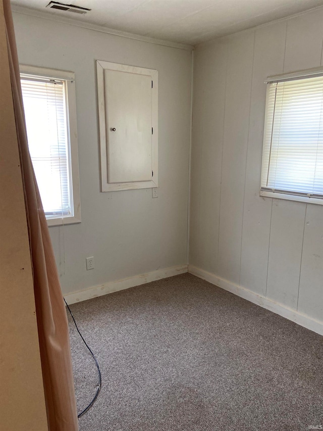 spare room with carpet flooring