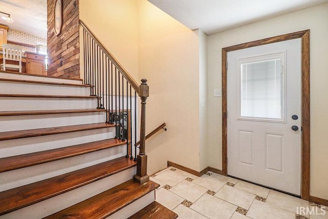 view of entrance foyer