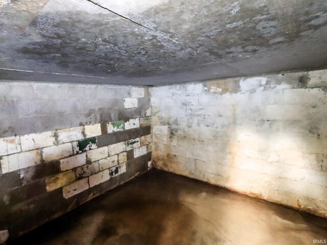 view of basement