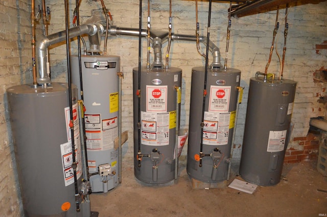 utilities featuring water heater