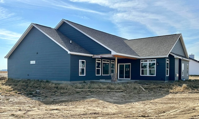 rear view of house featuring a patio area