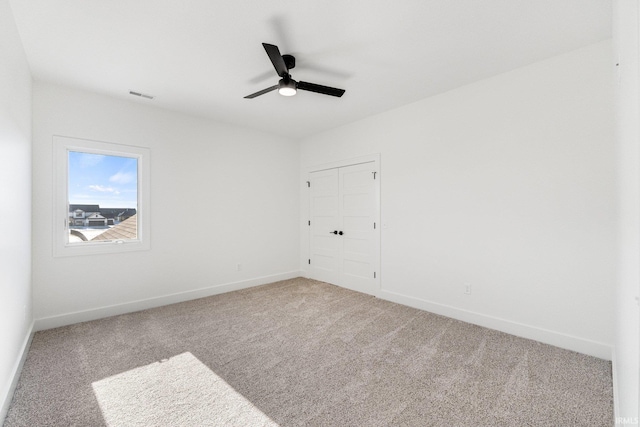 12279 Blue Jay Trl, Fort Wayne, IN 46814 - empty room with ceiling fan and light colored carpet