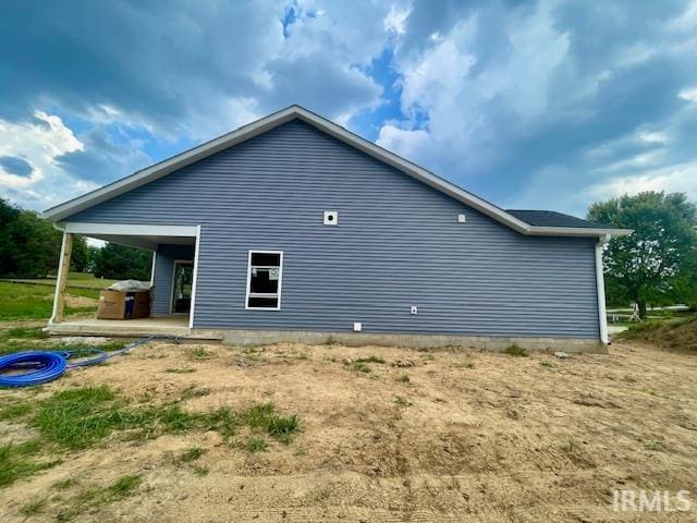 view of rear view of house