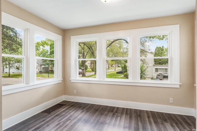 interior space featuring hardwood / wood-style floors