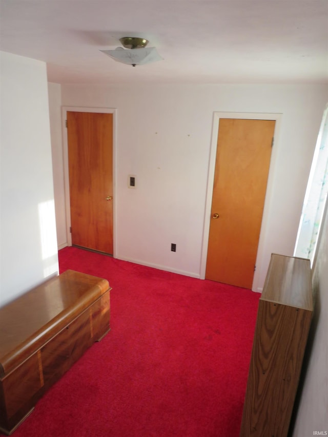 carpeted bedroom with a closet and multiple windows