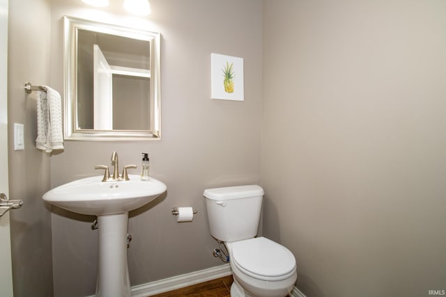 bathroom with toilet