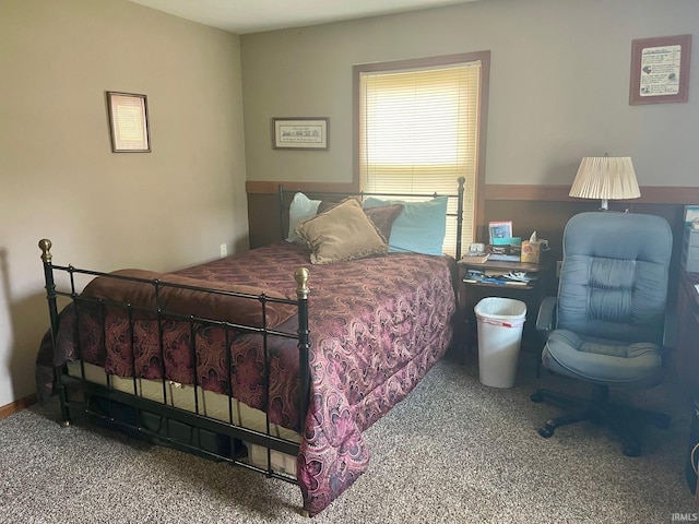 bedroom with carpet flooring