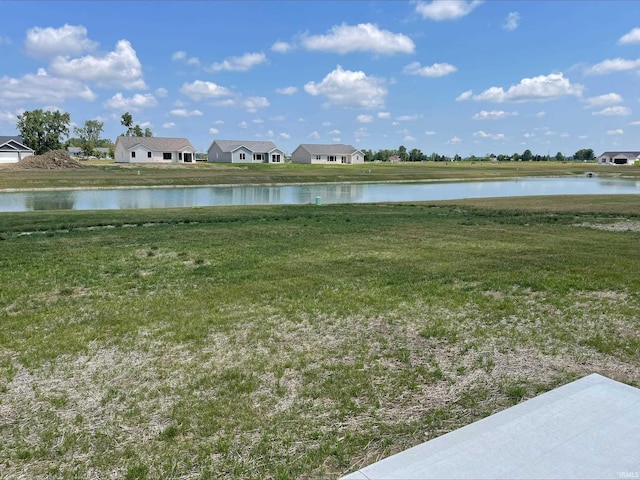 view of water feature