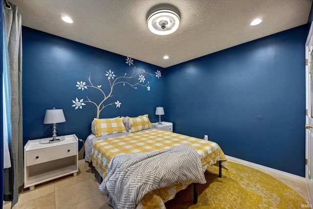 view of tiled bedroom