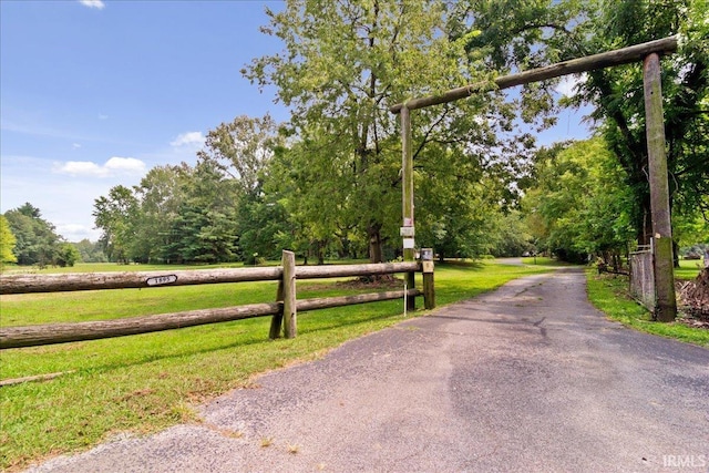 view of road