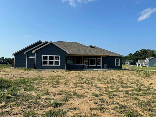 view of rear view of property