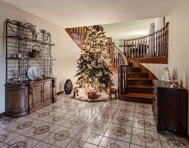 view of tiled entryway