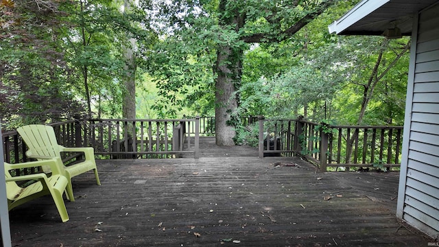 view of deck