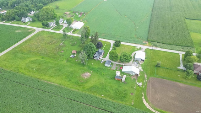 bird's eye view featuring a rural view