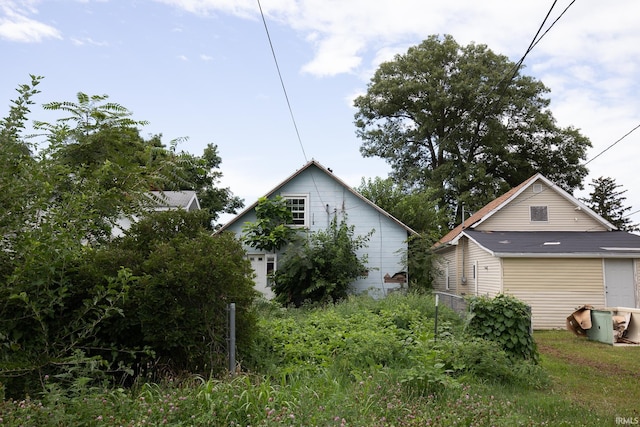 view of bungalow-style home