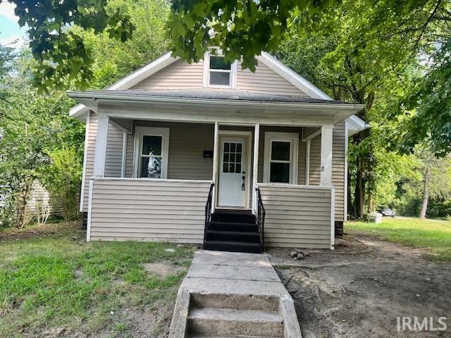 bungalow with a porch