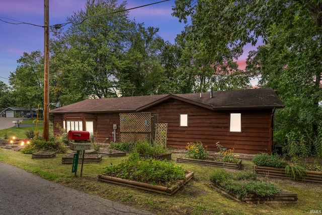 view of front of home