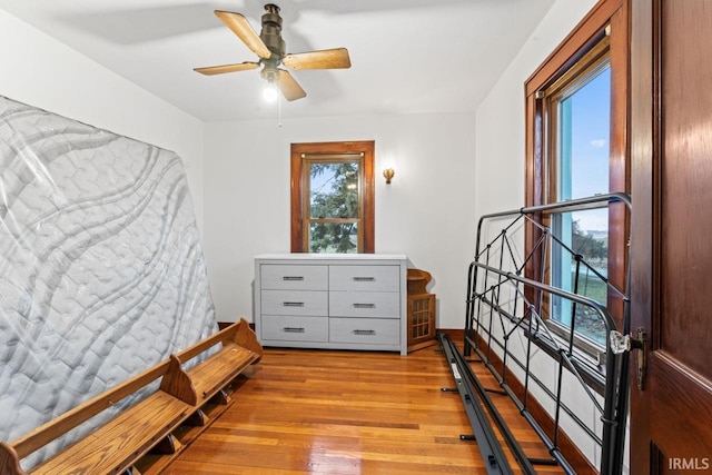 basement with a wood stove