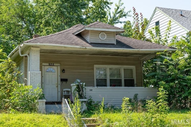 view of bungalow