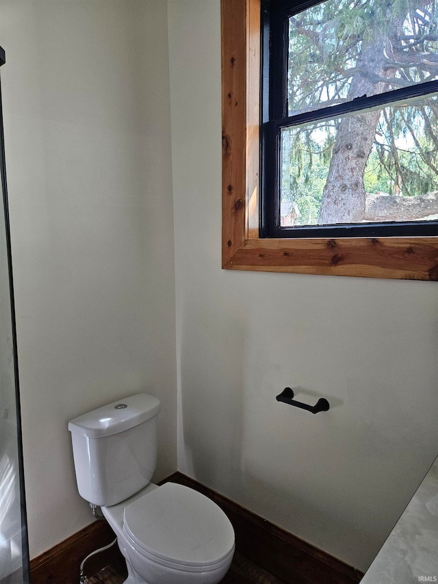 bathroom with toilet