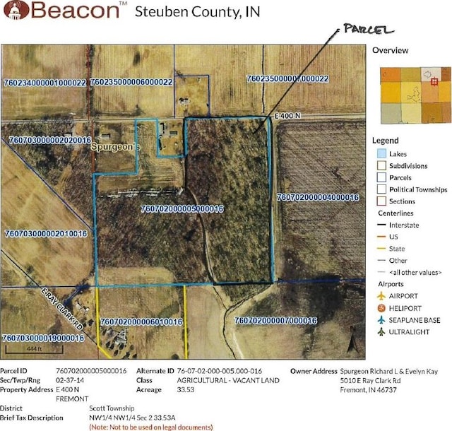 00 E 4n, Fremont IN, 46737 land for sale