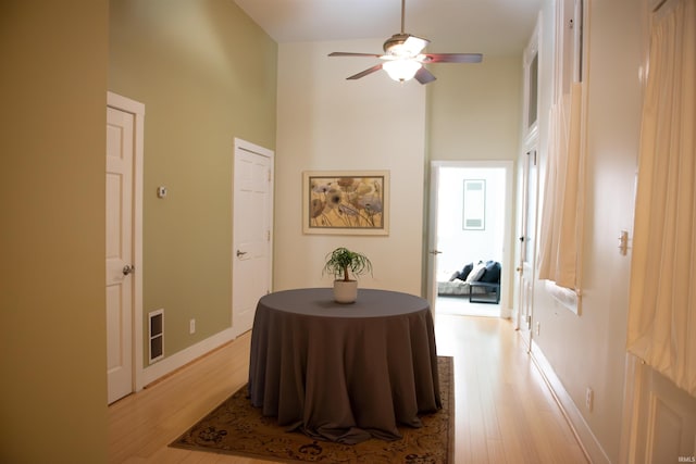 235 N Main St, Kokomo, IN 46901 - corridor with light wood-style flooring and a towering ceiling