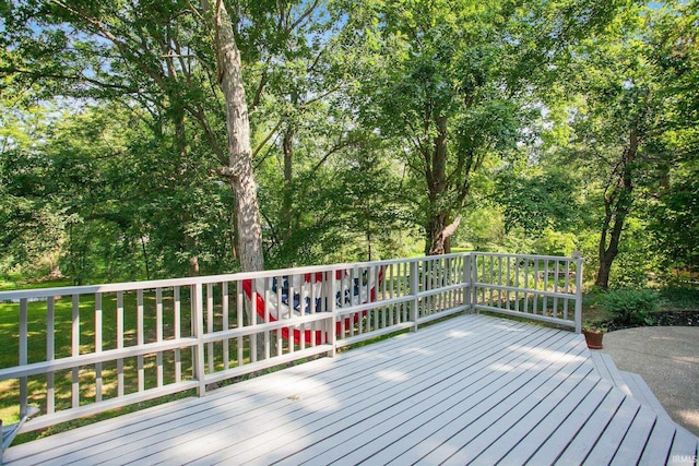 view of deck