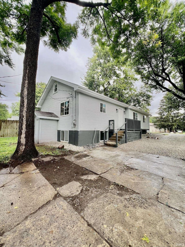 view of rear view of house