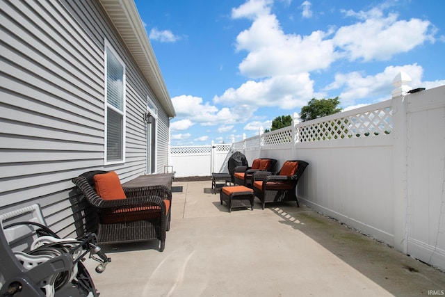 view of patio