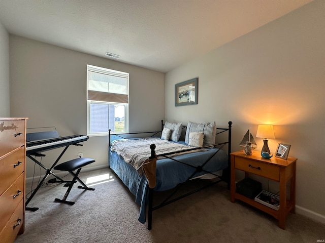 bedroom featuring carpet floors