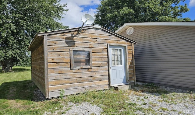 view of outbuilding with an outdoor structure