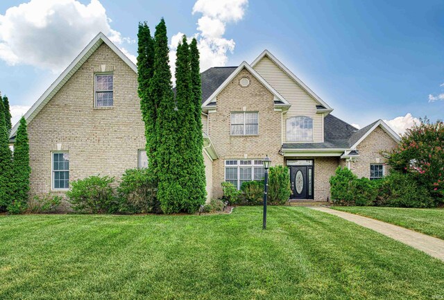 front of property with a front yard