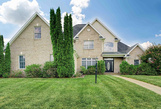 view of property with a front yard