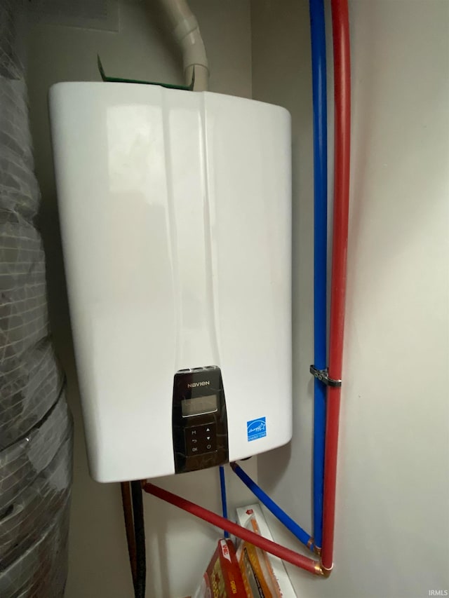 details with tankless water heater