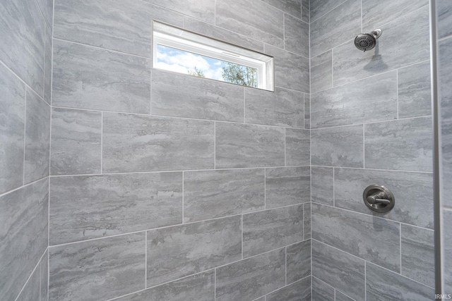 full bath with a tile shower