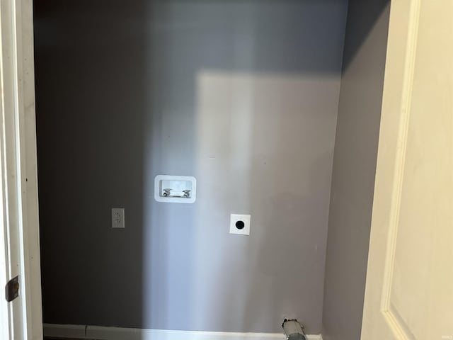 1302 21st St, Bedford, IN 47421 - clothes washing area with laundry area, washer hookup, and electric dryer hookup
