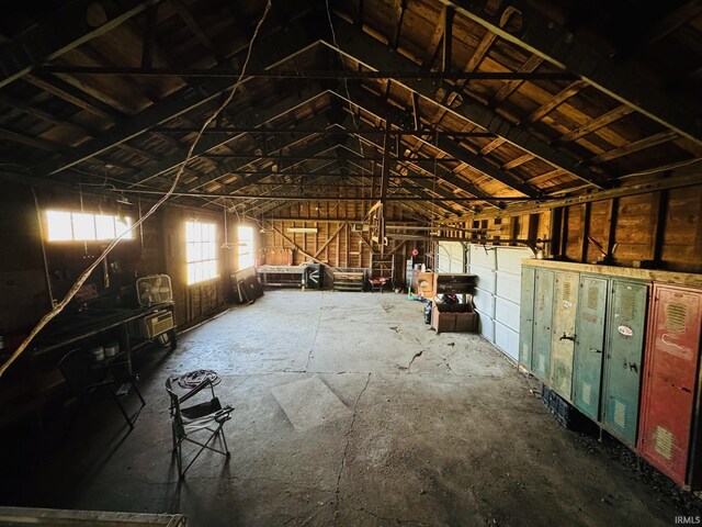 view of attic